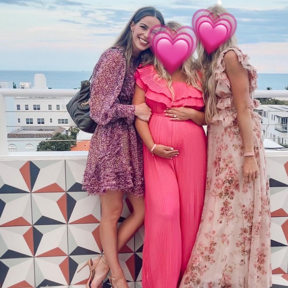 OPT Pink Ruffle Dress